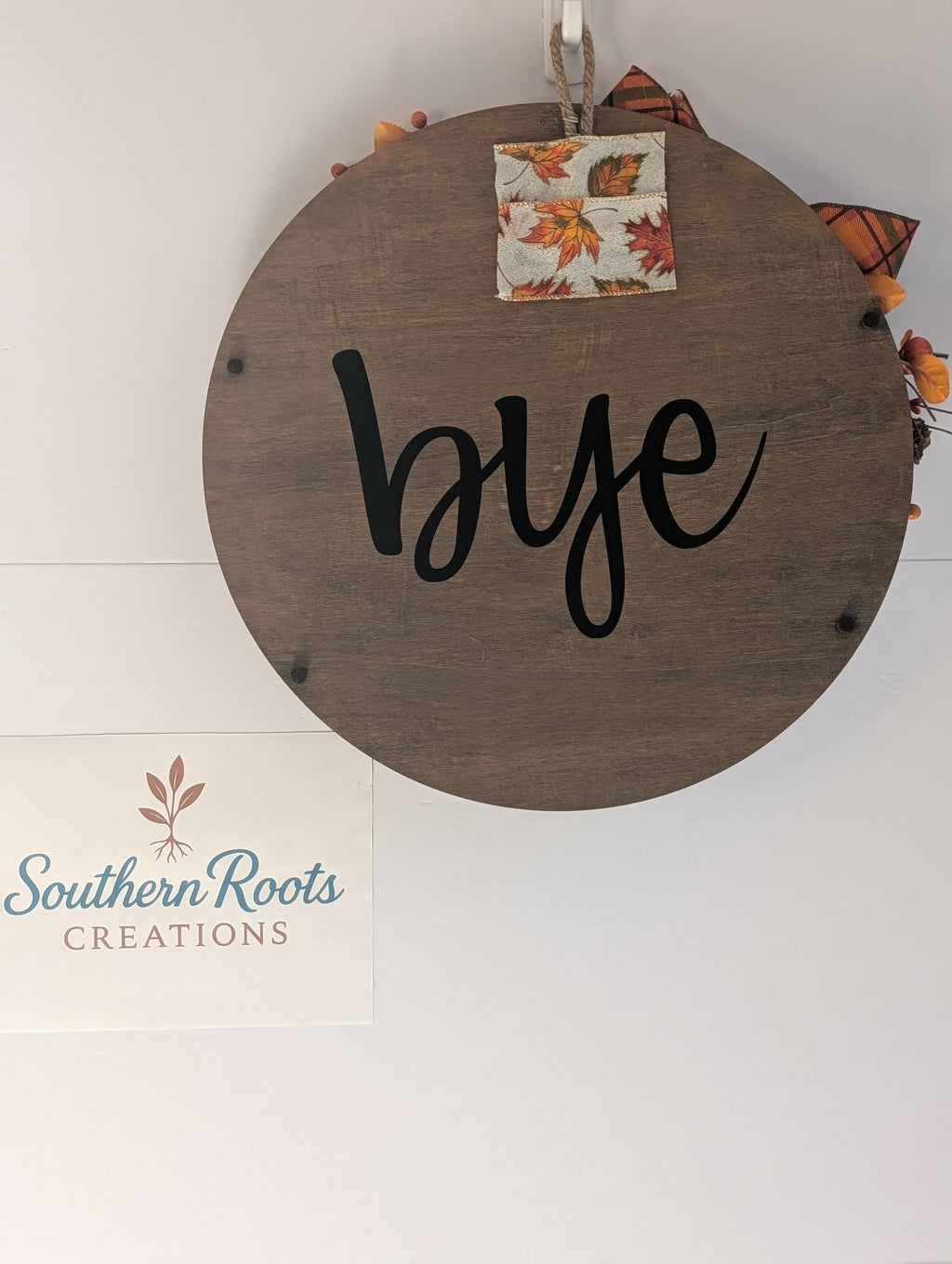 Double-Sided Fall Door Hanger | Hello Fall Pumpkin Door Sign