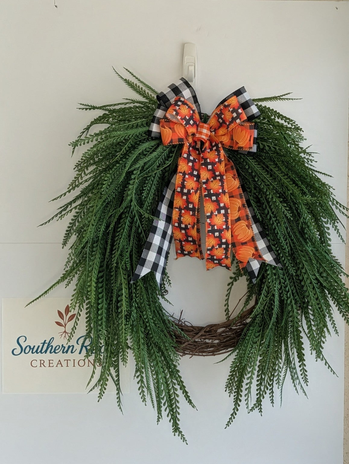 Interchangeable Bow Wreath, Everyday Greenery Wreath, Seasonal Front Door Decor
