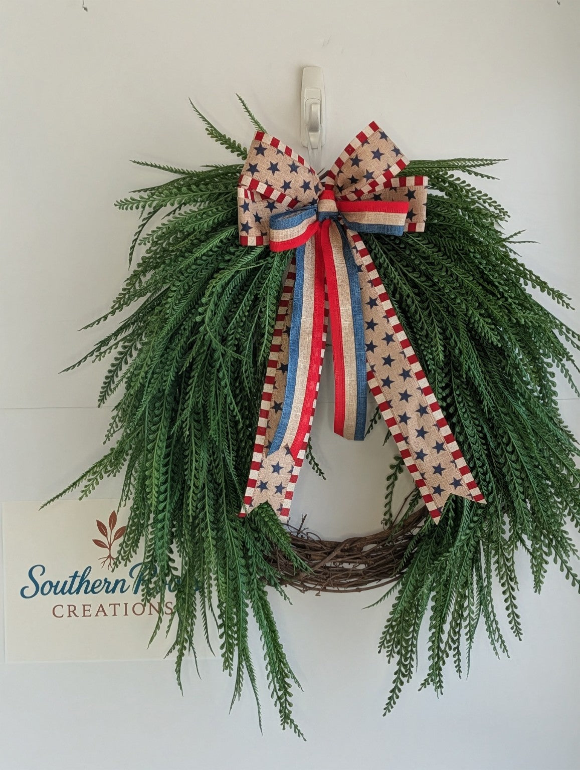 Interchangeable Bow Wreath, Everyday Greenery Wreath, Seasonal Front Door Decor