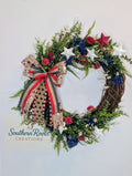 Patriotic Grapevine Wreath
