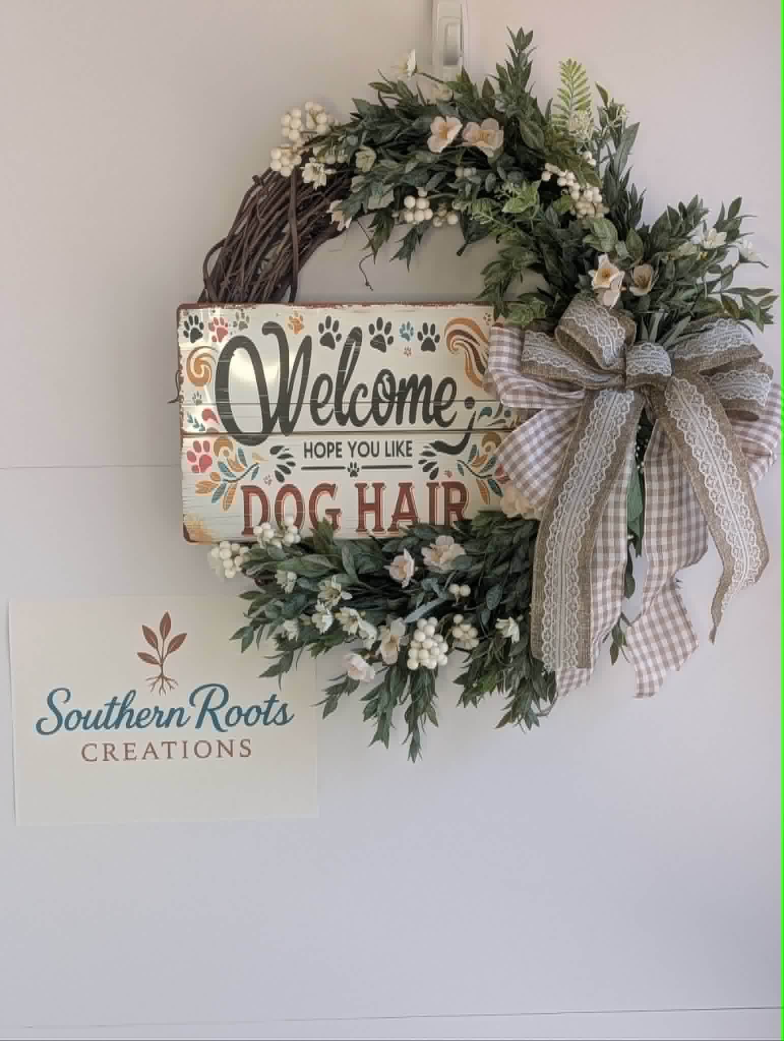 Neutral Farmhouse Grapevine Wreath, Choose Your Sign, Everyday Front Door Decor