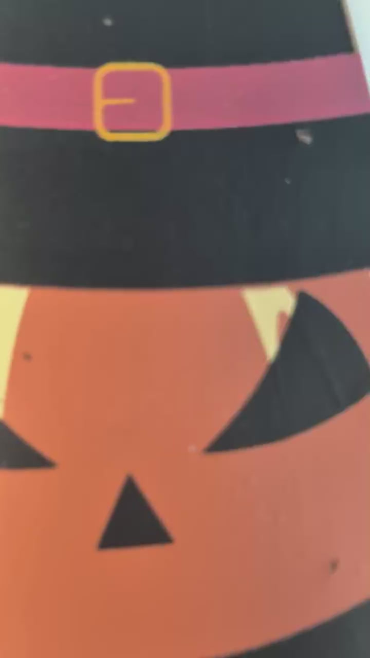 Halloween Trick or Treat Mesh Wreath | Pumpkin Front Door Decor