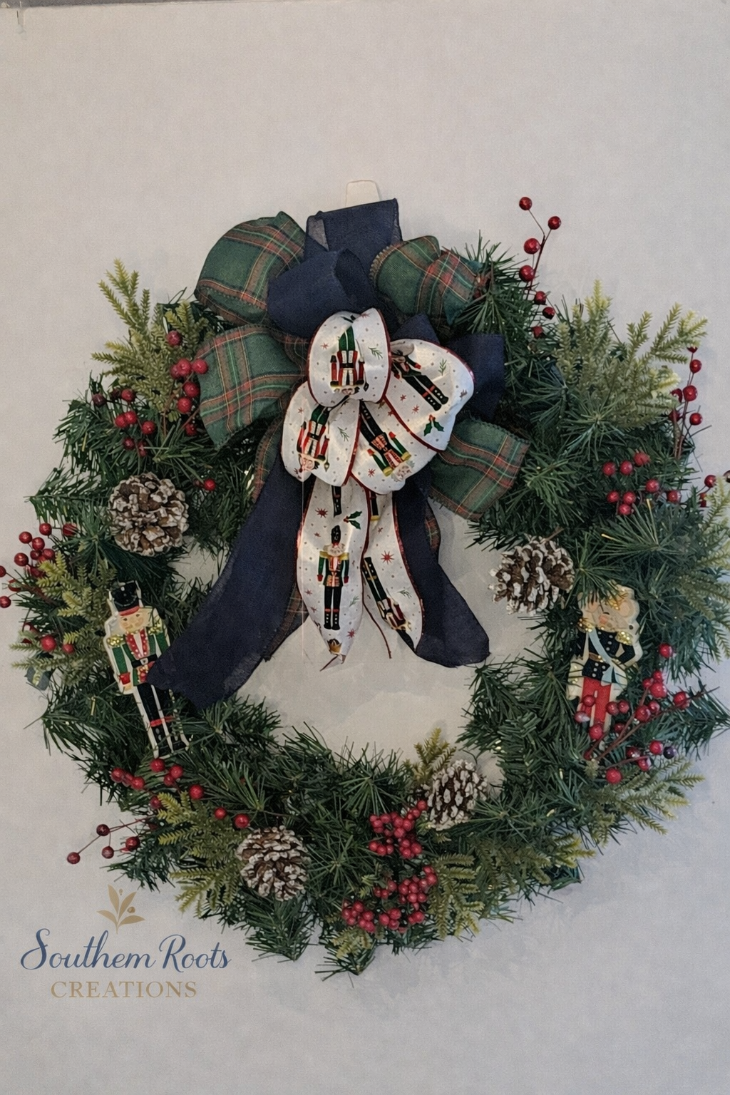 Nutcracker Christmas Wreath – Classic Holiday Decor